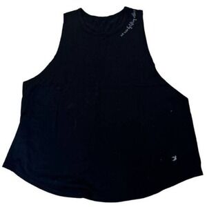 Black "We rise by lifting others" Tank Top | Glyger |‎ Large | SKU34